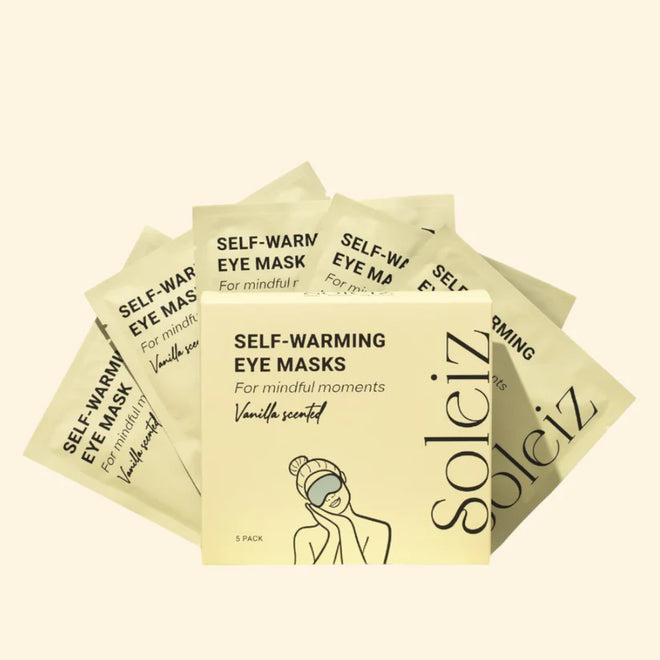 Soleiz Self Warming Eye Mask Vanilla 5 Pack