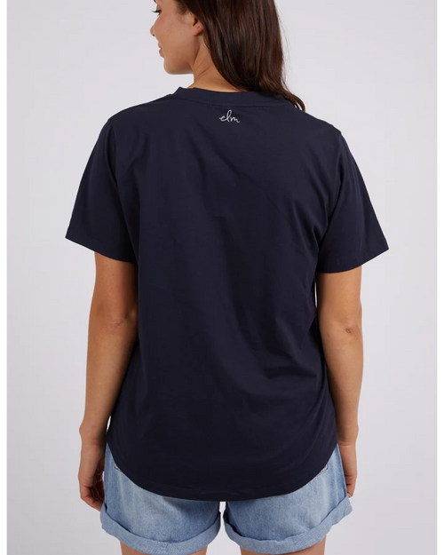 Elm Sparkle Star T Shirt Navy