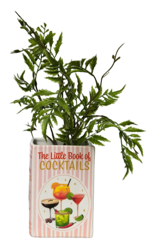 Summer Spritz Cocktail Book Vase 16cm