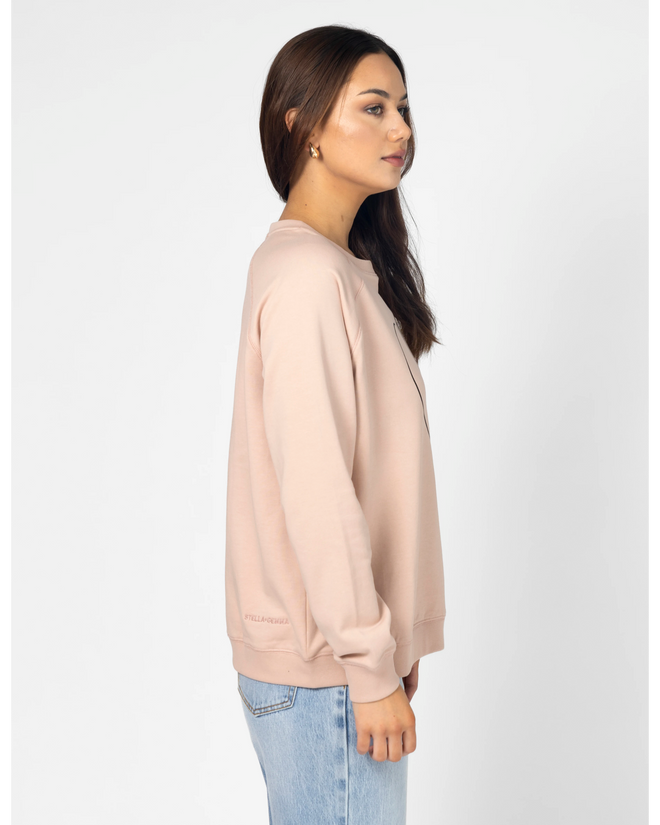 Stella and Gemma Heart with Bow Antique Rose Classic Sweatshirt