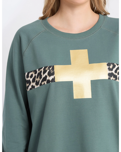 Stella and Gemma Moss Star Crossed Classic Sweatshirt