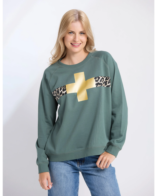 Stella and Gemma Moss Star Crossed Classic Sweatshirt