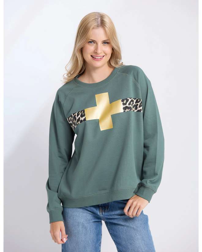 Stella and Gemma Moss Star Crossed Classic Sweatshirt