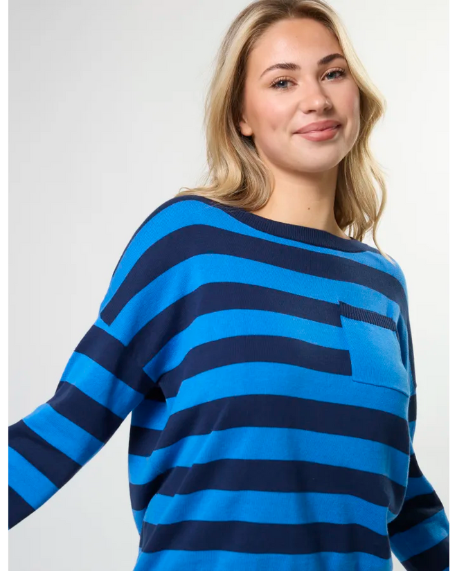 Stella and Gemma Street Jumper Oceanic