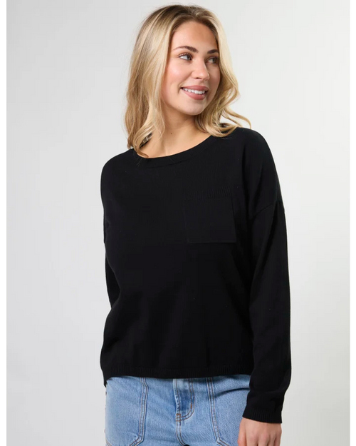Stella and Gemma Street Jumper Black