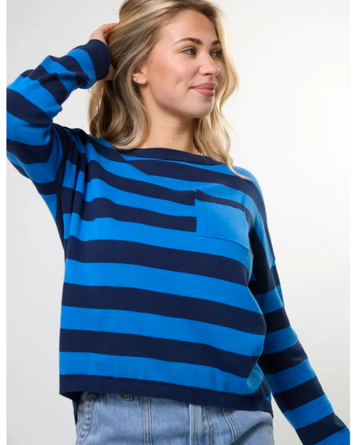 Stella and Gemma Street Jumper Oceanic