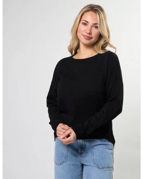 Stella and Gemma Street Jumper Black
