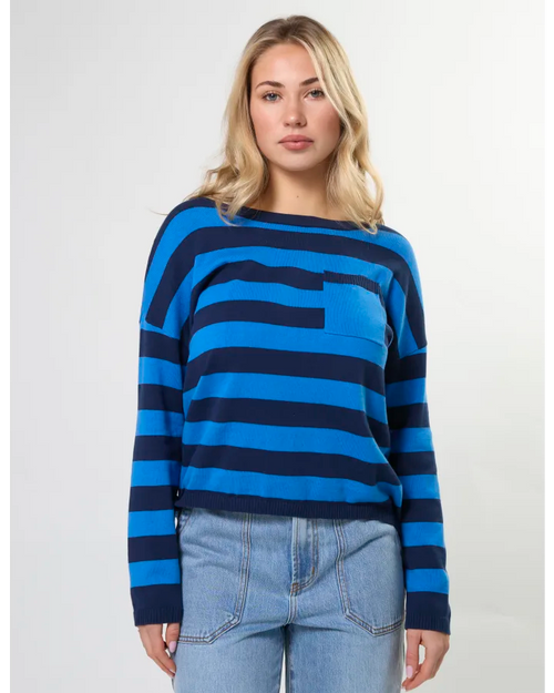 Stella and Gemma Street Jumper Oceanic