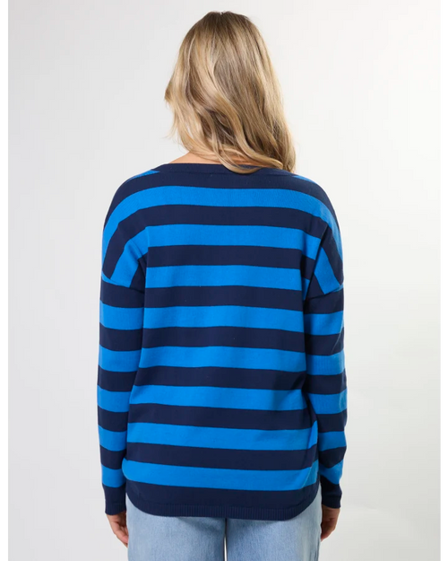 Stella and Gemma Street Jumper Oceanic