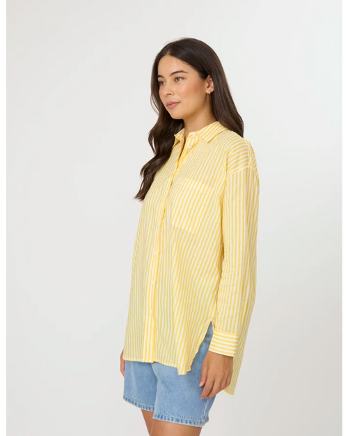 Stella and Gemma Summer Essential Shirt Sunshine Stripe