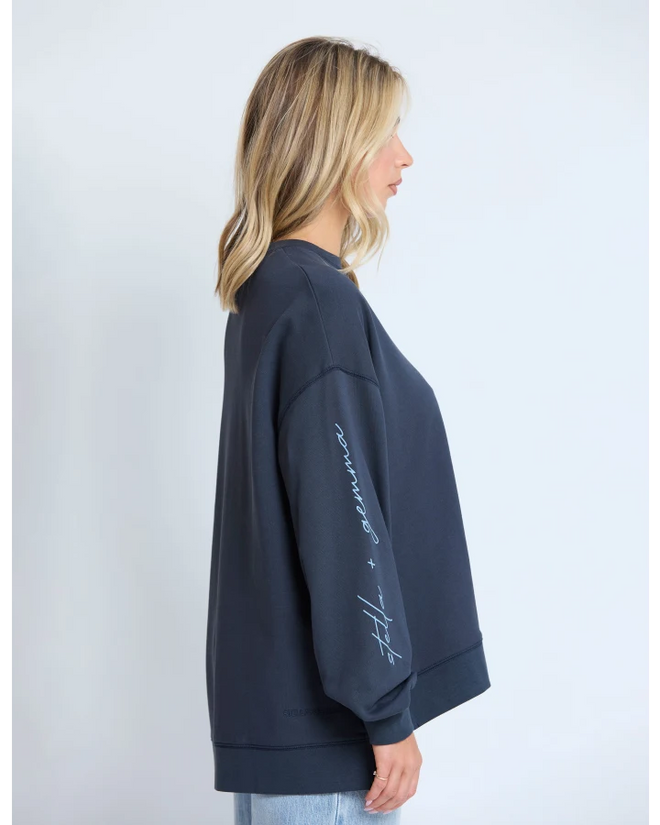 Stella and Gemma Sunday Sweatshirt Navy Stella Style