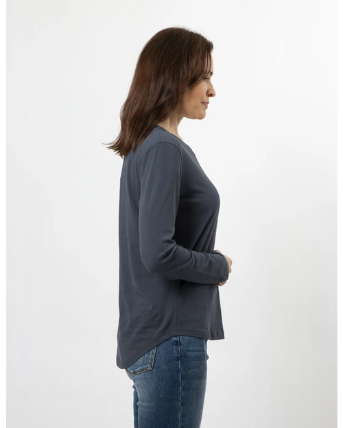 Stella and Gemma Fly High Indigo Long Sleeve T Shirt