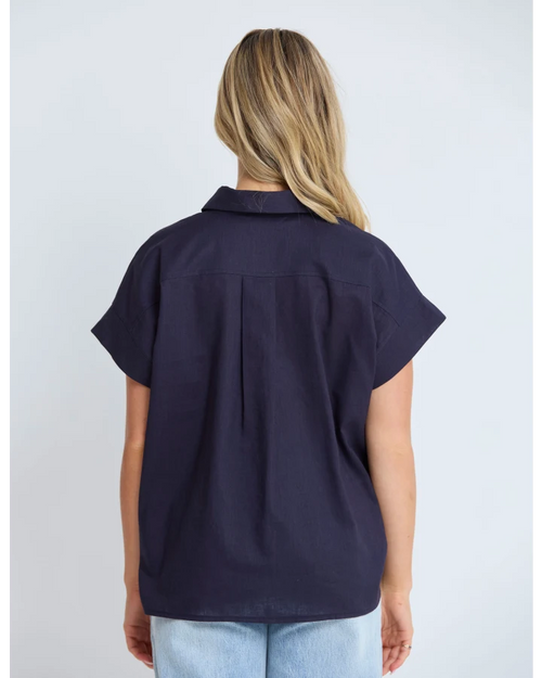 Stella and Gemma Tie The Knot Shirt Navy