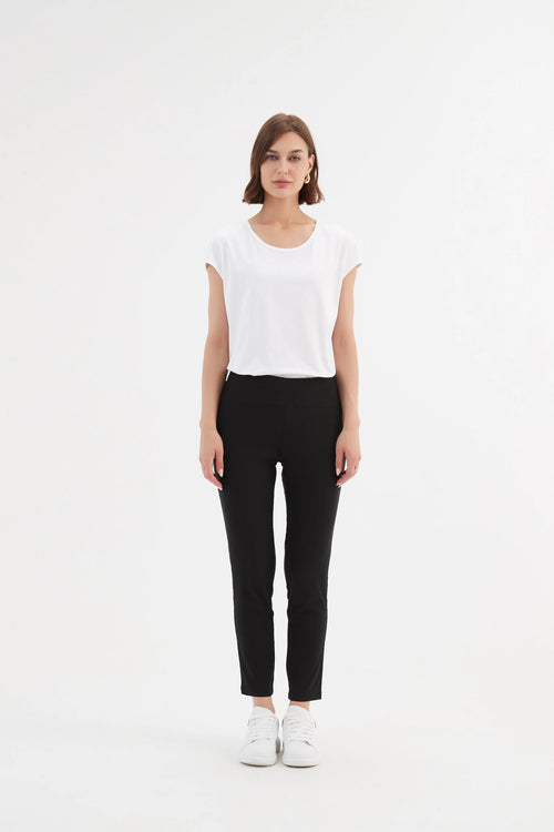 PREORDER - Tirelli Straight Crop Pants Black DUE SEPTEMBER