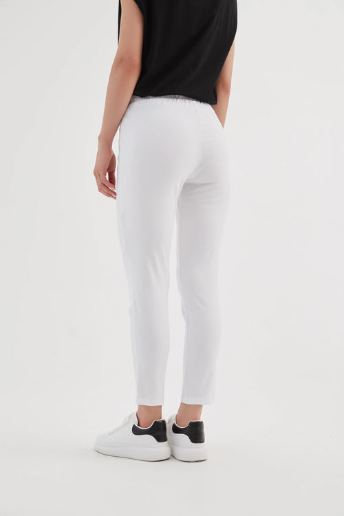 PREORDER - Tirelli Straight Crop Pants White DUE SEPTEMBER