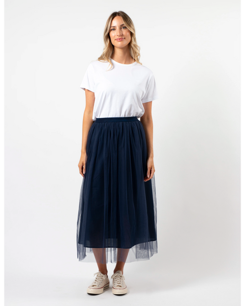  Stella and Gemma Tully Tulle Skirt Navy