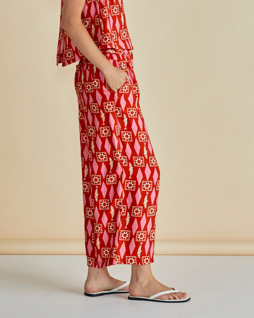 Betty Basics Copacabana Relax Pant Sardinia Geo