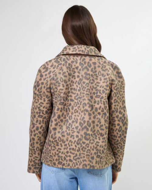 Stella and Gemma Vince Jacket Leopard