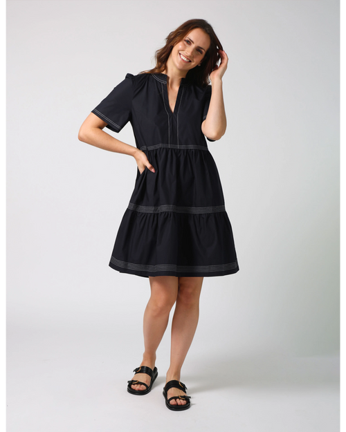Stella and Gemma Willa Dress Navy
