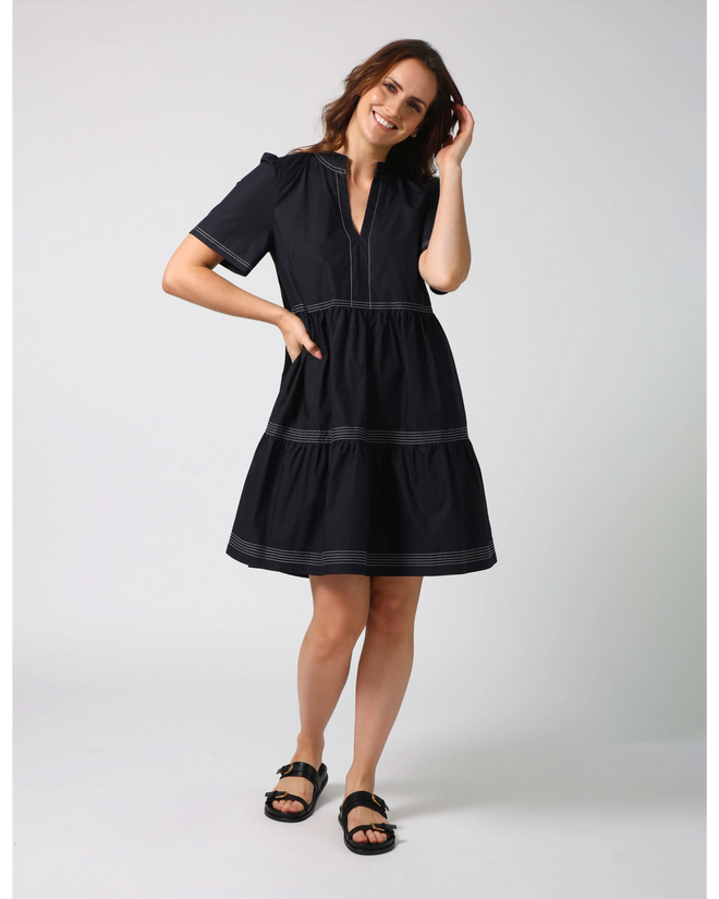 Stella and Gemma Willa Dress Navy