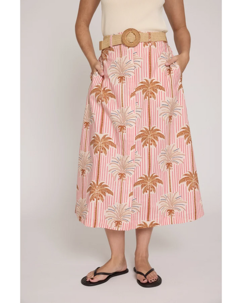 PREORDER - Stella and Gemma Winslet Skirt Terra Palms Geo DUE OCTOBER