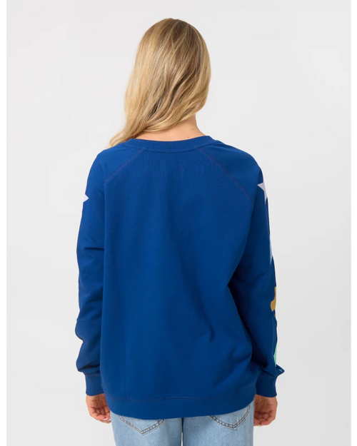 PREORDER - Stella and Gemma Classic Star Sweatshirt Navy DUE APRIL