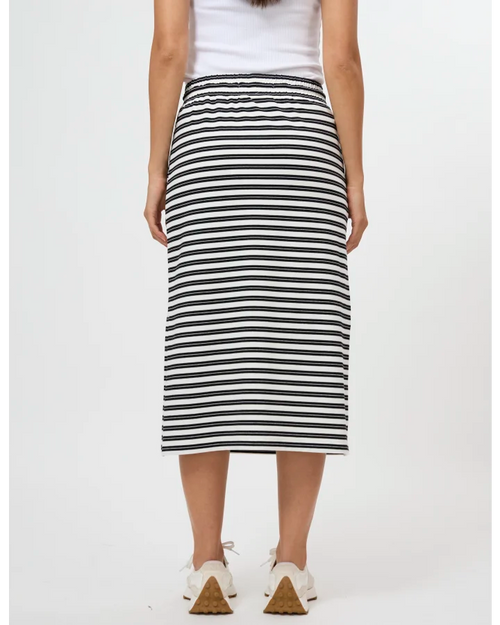 Stella and Gemma Essentials Skirt Black Stripe