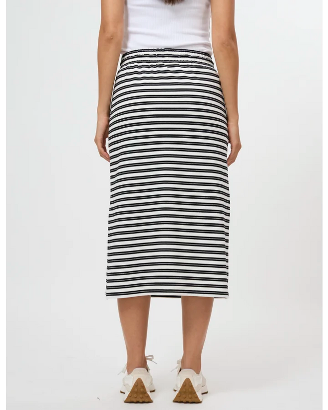 Stella and Gemma Essentials Skirt Black Stripe