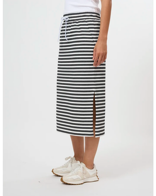 Stella and Gemma Essentials Skirt Black Stripe