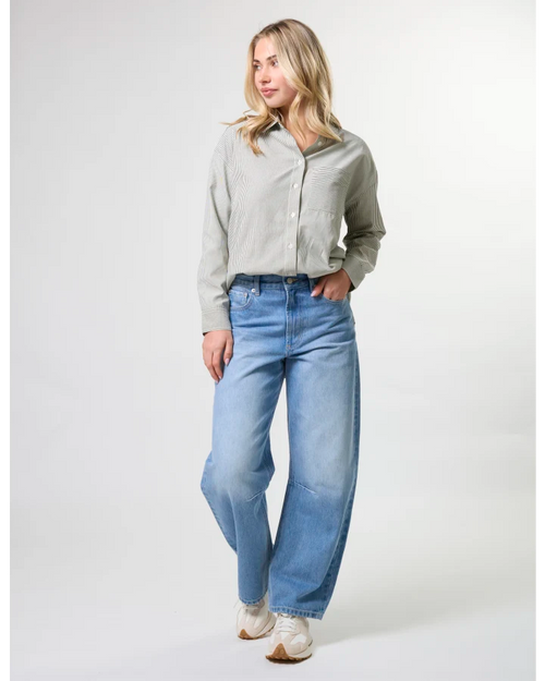 Stella and Gemma Essentials Shirt Woodland Stripe Khaki