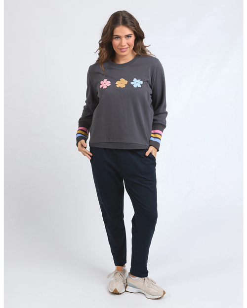 Elm Wynne Sweatshirt Washed Black