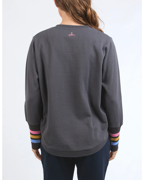 Elm Wynne Sweatshirt Washed Black