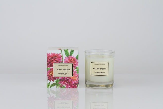 George & Edi Perfumed Candle Standard Black Orchid