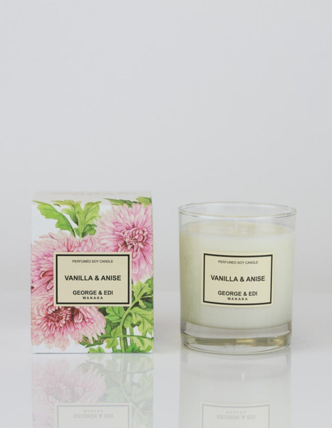 George & Edi Perfumed Candle Standard Vanilla and Anise