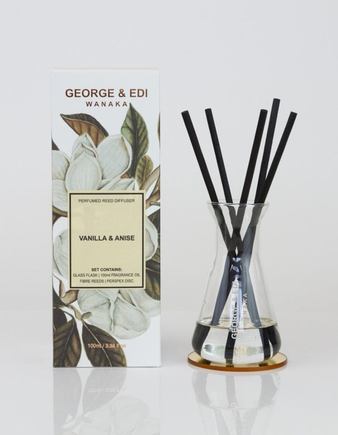 George & Edi Perfumed Diffuser Set Vanilla & Anise