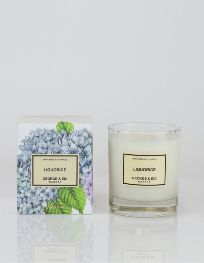 George & Edi Perfumed Candle Standard Liquorice