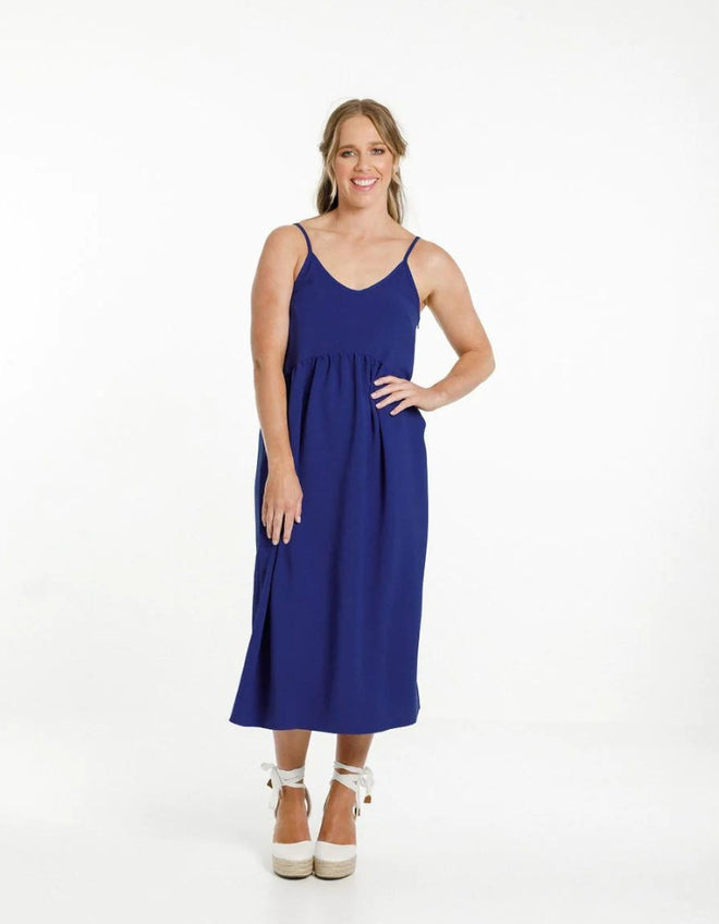 Home Lee Adaline Dress Cobalt