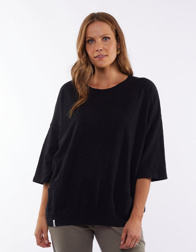 Elm Mazie Sweatshirt/T Shirt Black