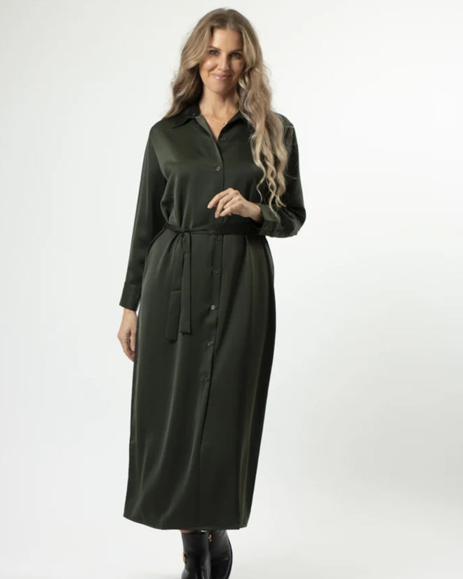 Stella and Gemma Maya Dress Khaki Green