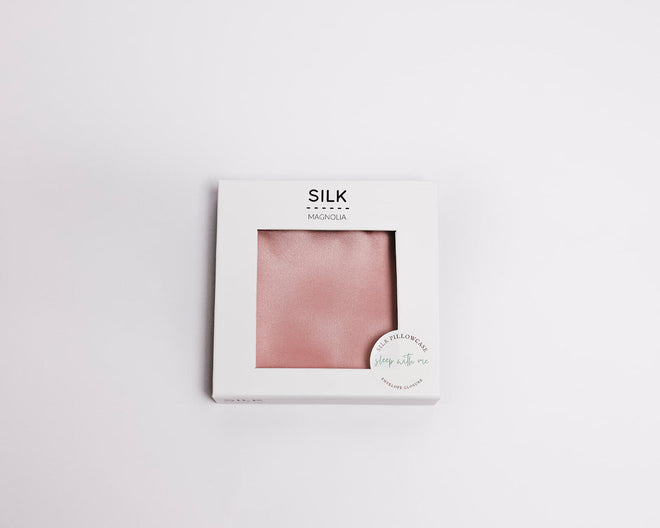 Silk Magnolia Luxury Silk Pillowase Tea Rose